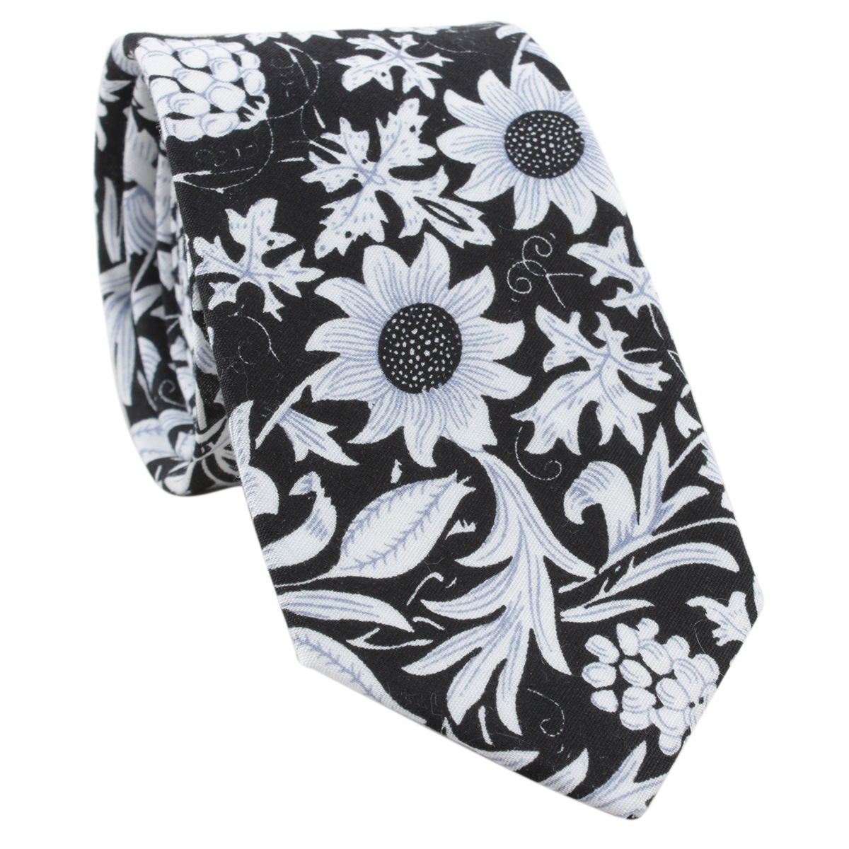 Picture of Cotton tie men's printed fashion casual flower cotton narrow tie AliExpress tie cross-border e-commerce supplier