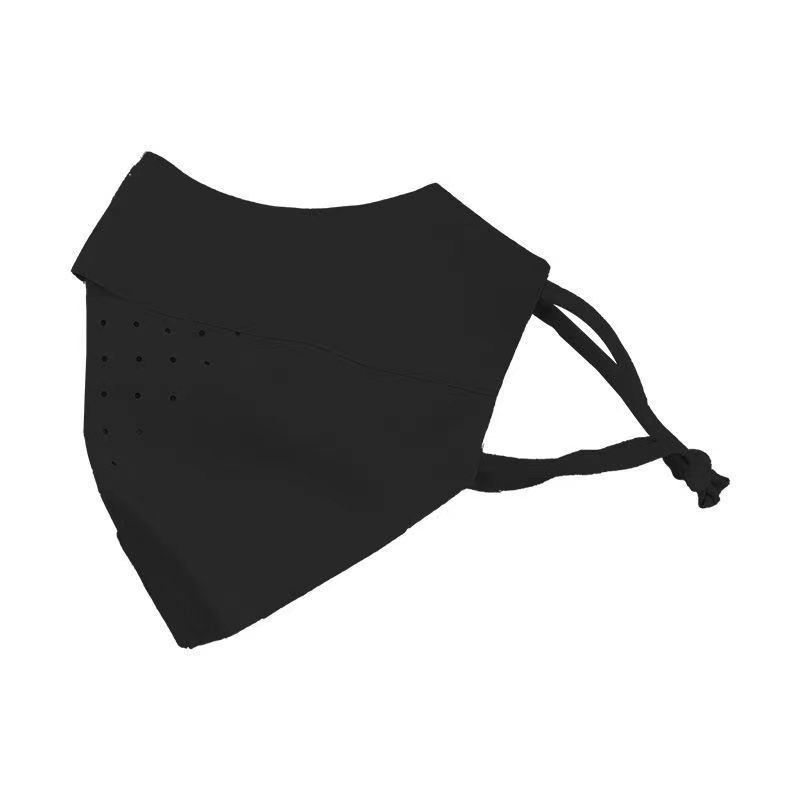 Picture of Sunscreen Mask Women's Anti-ultraviolet Summer Black Sunshade Full Face Mask Ice Silk Thin Breathable Eye Corner Stereo