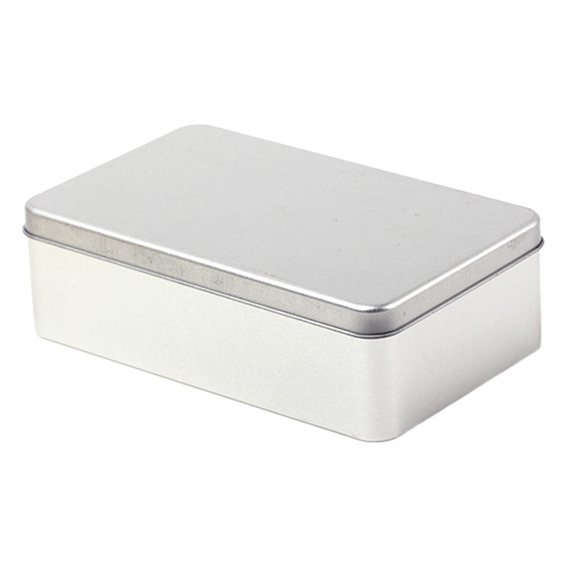 Square Biscuits Heaven and Earth Lid Packaging Cookies Metal Small Iron Box Square Custom Tiramisu Tinplate Box