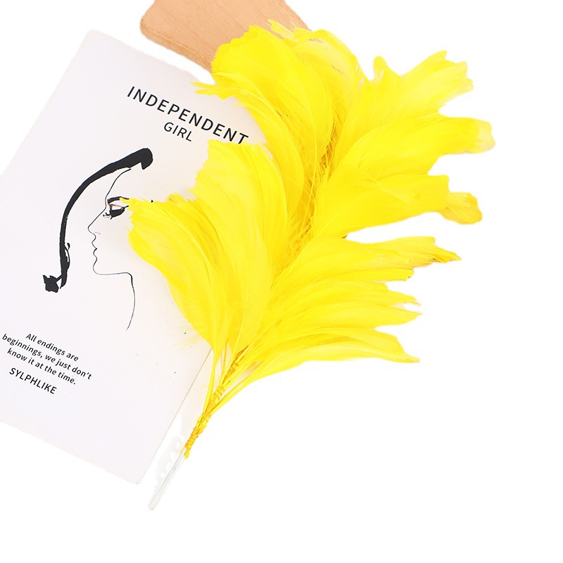 Picture of Goose Feather Soft Floating Wire Flower Headwear Clothing Dress Accessories Stage Performance Feather Hair Accessories Hat Wholesale Cross-Border