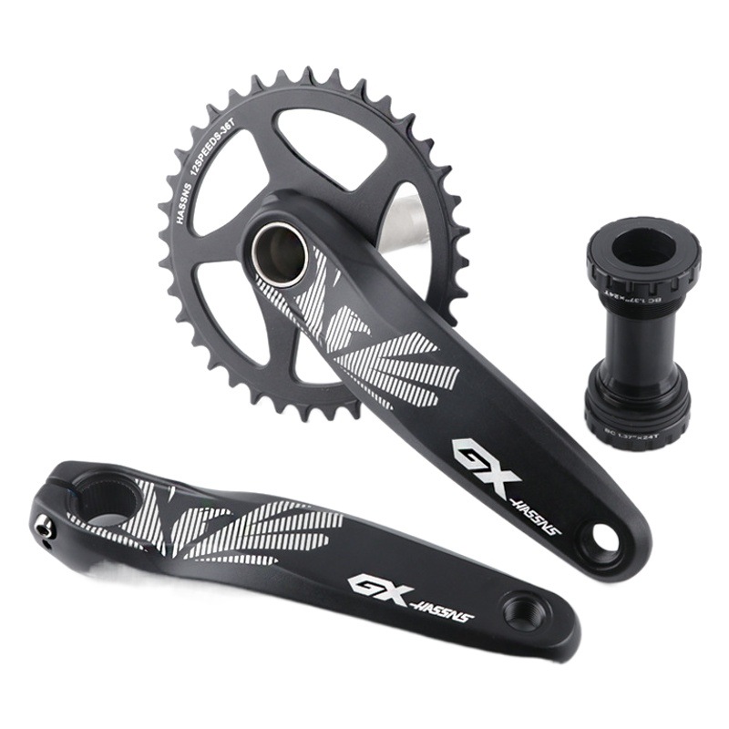 HASSNS GX crank mountain bike GXP tooth disc compatible 8 9 10 11 12 speed single disc 32 34 36