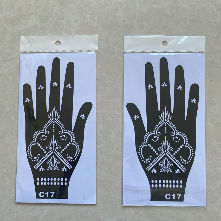 Picture of Dark Wind Hand Tattoo Palm Tattoo Template Hand Simulation Temporary Sticker Beautiful Original Hand Tattoo