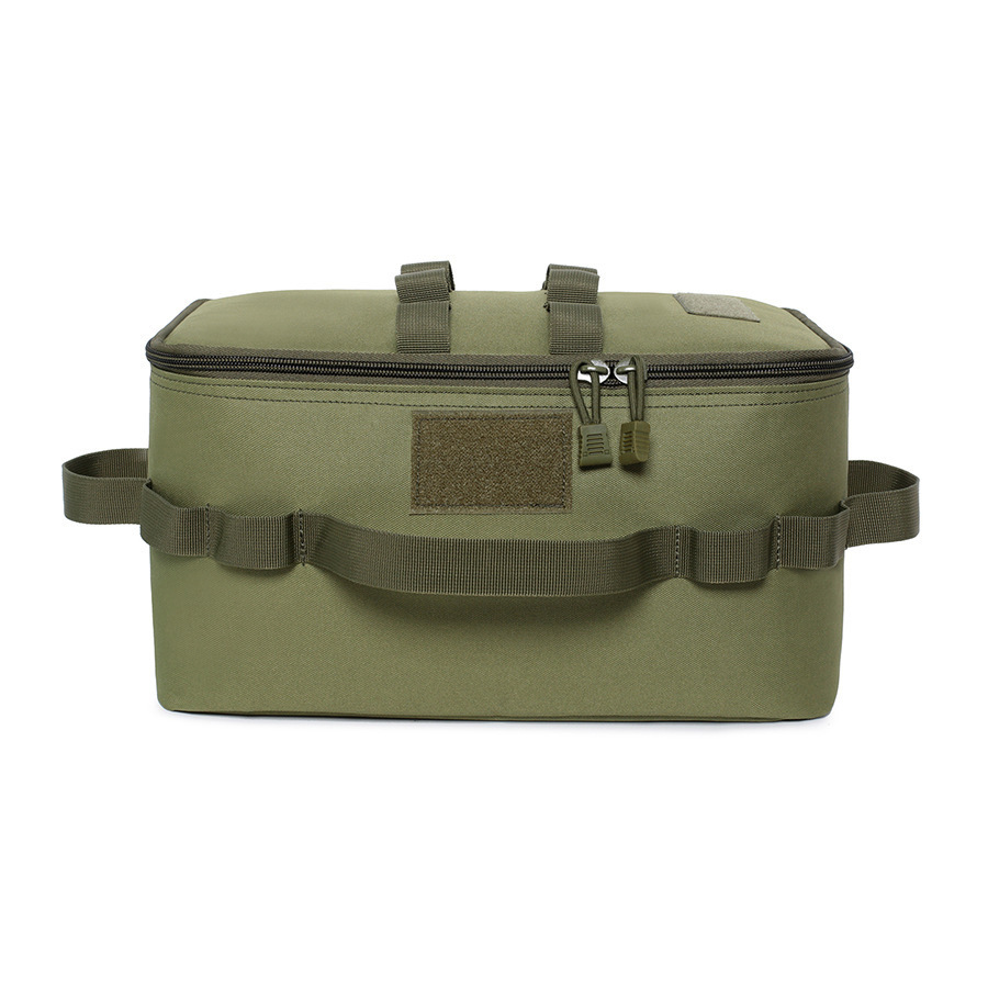 Picture of Outdoor Camping Bag Tableware Picnic Storage Bag Military Fan Outdoor Multi-Functional Storage Bag Portable Folding Handbag