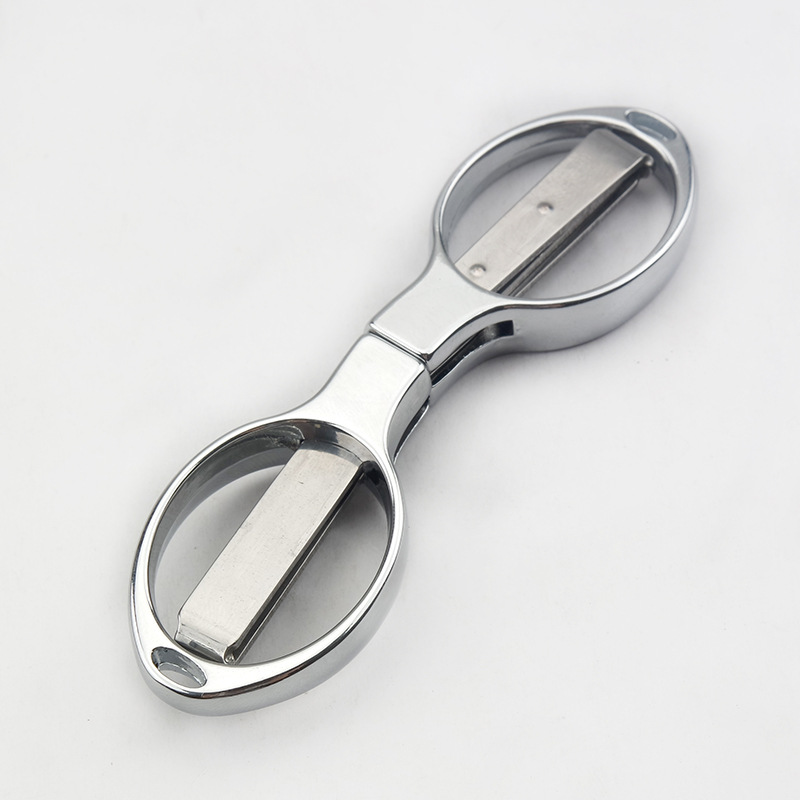 Picture of Stainless steel folding scissors plastic handle/alloy stretch shear travel portable fishing Special 8/eight character scissors wholesale