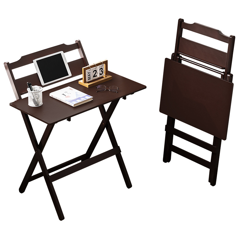 Picture of Folding Children's Desk Study Table Computer Table Student Home Writing Desk Homework Special Table Bedside Small Table
