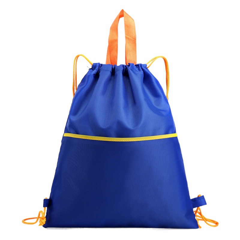 Waterproof Polyester Drawstring Pocket Sports Basketball Drawstring Backpack Nylon Outdoor Fitness Storage Drawstring Bag