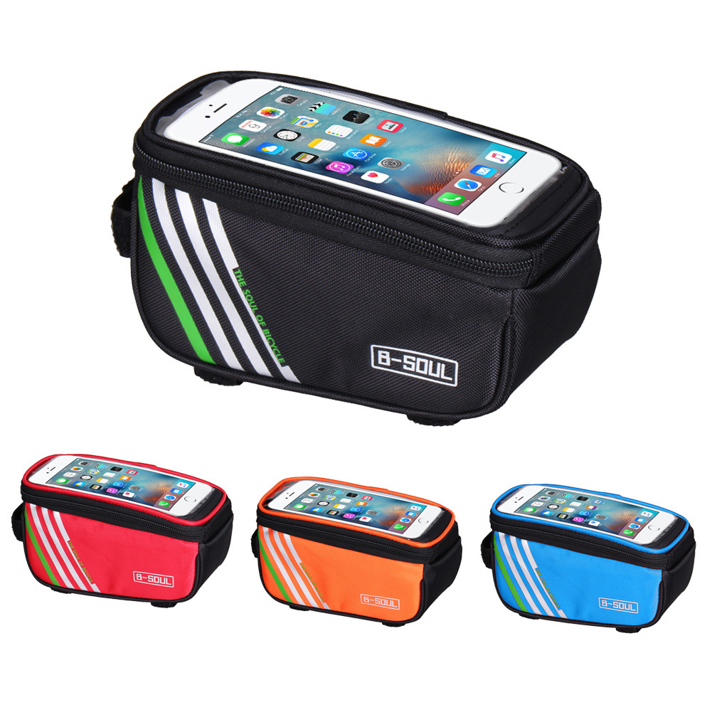 Mobile phone bag mountain road bicycle front beam bag head bag mobile saddle bag riding equipment
