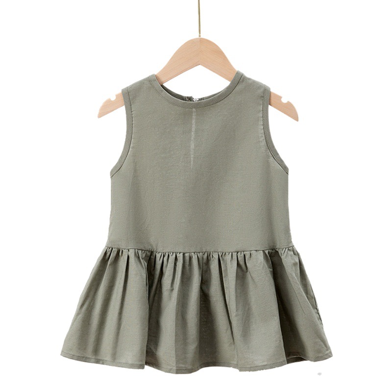 Picture of Sling dress Children's Women's AliExpress Spring and Autumn New Class A Summer 2025 New dress Big Children's Cotton