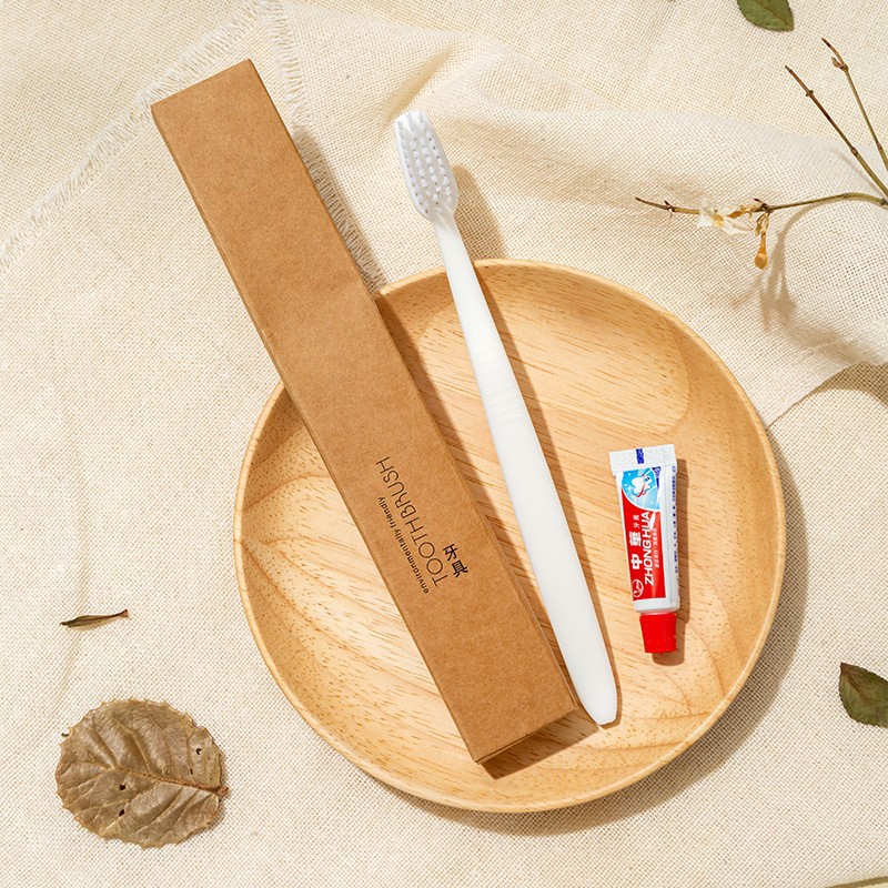 Picture of Hotel Special Hotel Toiletries Set Comb Disposable Toothbrush with Toothpaste Soft Hair Homestay Wholesale Customization