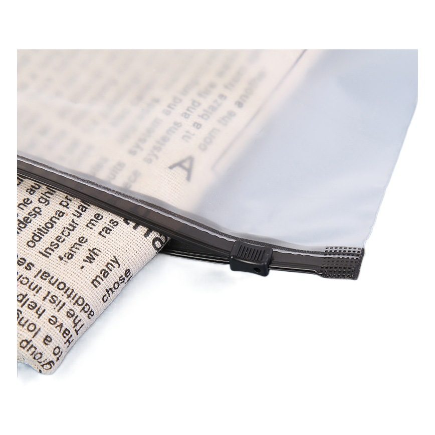 Clothing zipper bag underwear underwear packaging bag towel storage bag frosted zipper bag transparent ziplock bag in stock