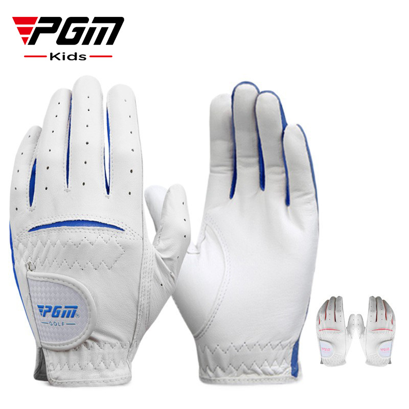Picture of PGM Children's Golf Gloves Boys and Girls Gloves Sheepskin Breathable Pair of Sports Gloves Factory Outlet