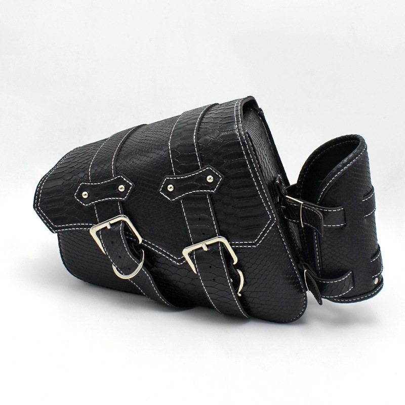 Picture of Motorcycle Bag Harley Motorcycle Side Bag PU Side Hanging Bag Harley Prince Triangle Bag Tool Knight Bag