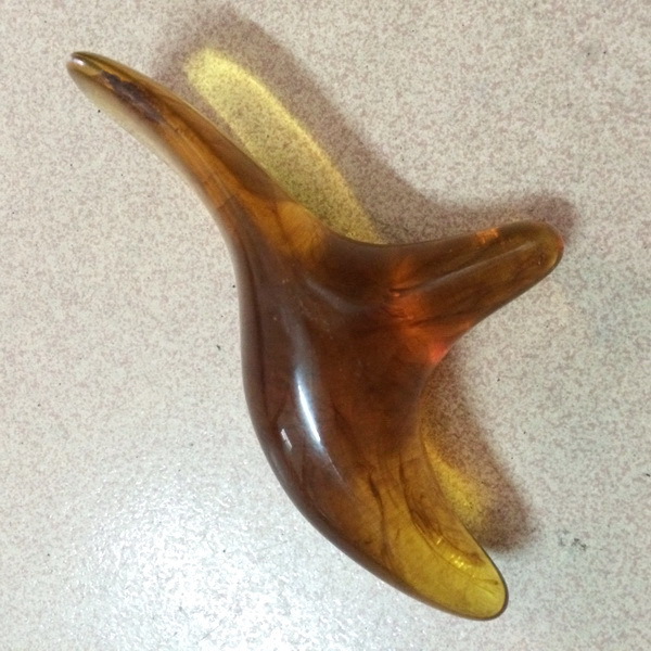 Picture of Wax triangle Sparrow massager 3 forks original point massage Sparrow massage bird point pressure acupoint meridian stick trumpet trigeminal