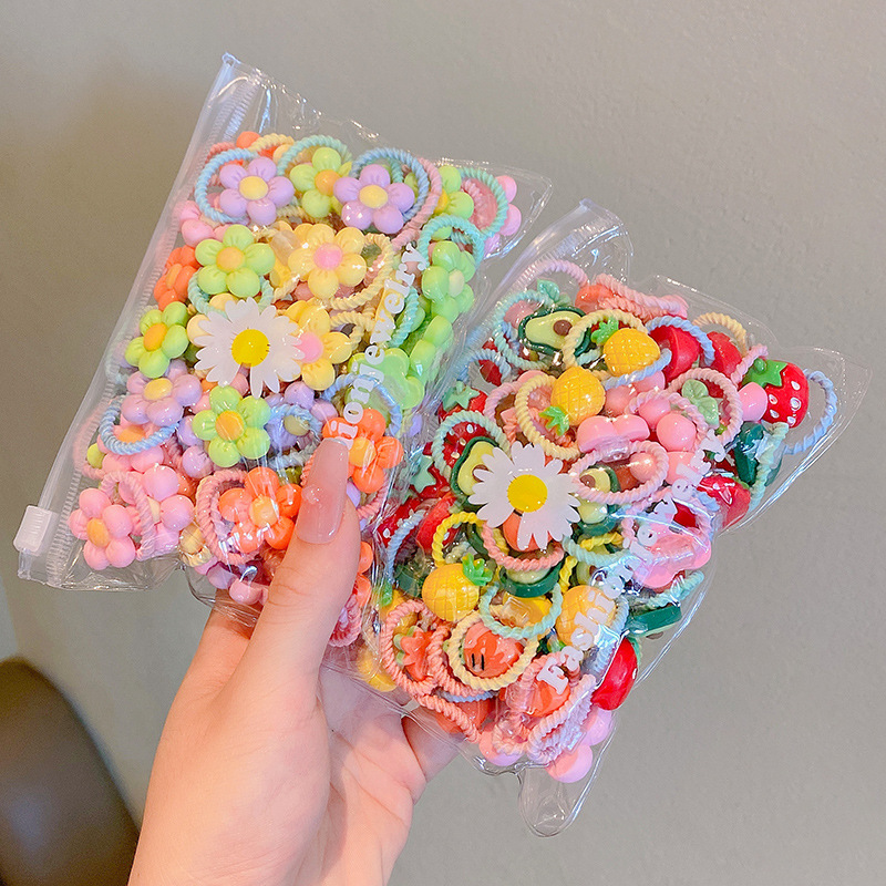 Picture of Children's rubber band does not hurt hair, good elasticity, Girl's rubber band, baby's hair rope, small size tie hair, hair ring, hair accessories