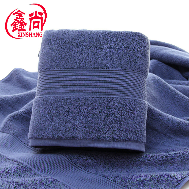 Picture of Pure Cotton Bath Towel Wholesale 650g Thick Absorbent Large Bath Towel Pure Cotton Hotel Break Export Bath Towel Custom Logo