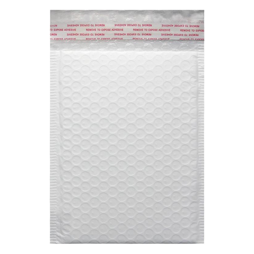 130g white matte film Bubble Bag pearl bubble envelope bag thickened shockproof waterproof foam bag packaging material
