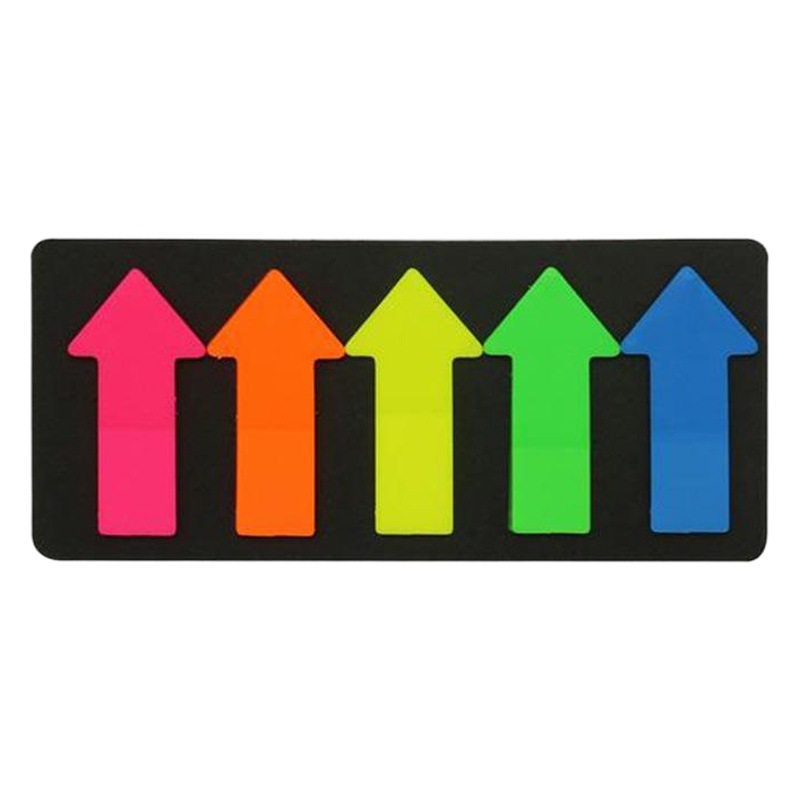 Factory wholesale PET cute creative Arrow Post-it notes Book Index notes multiple notes