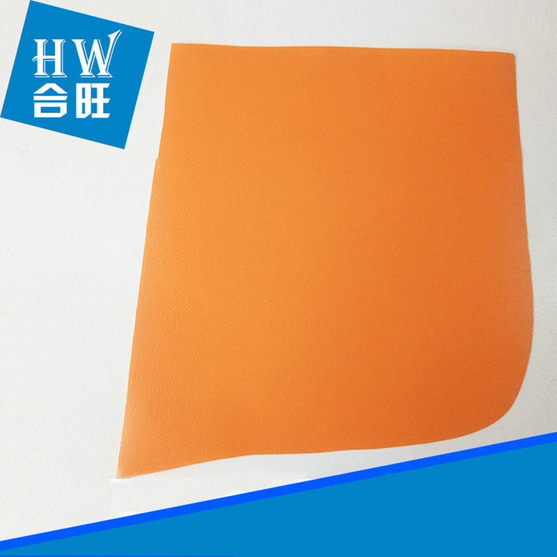 Oxford cloth Oxford leather 600D6*6 plain PVC orange pet supplies schoolbag bags handbags