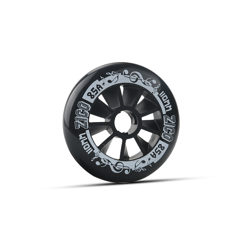 Picture of Roller skates speed skating wheels brush street wheels racing pancake wheels 90/100/110MM high elasticity and high wear resistance 85A
