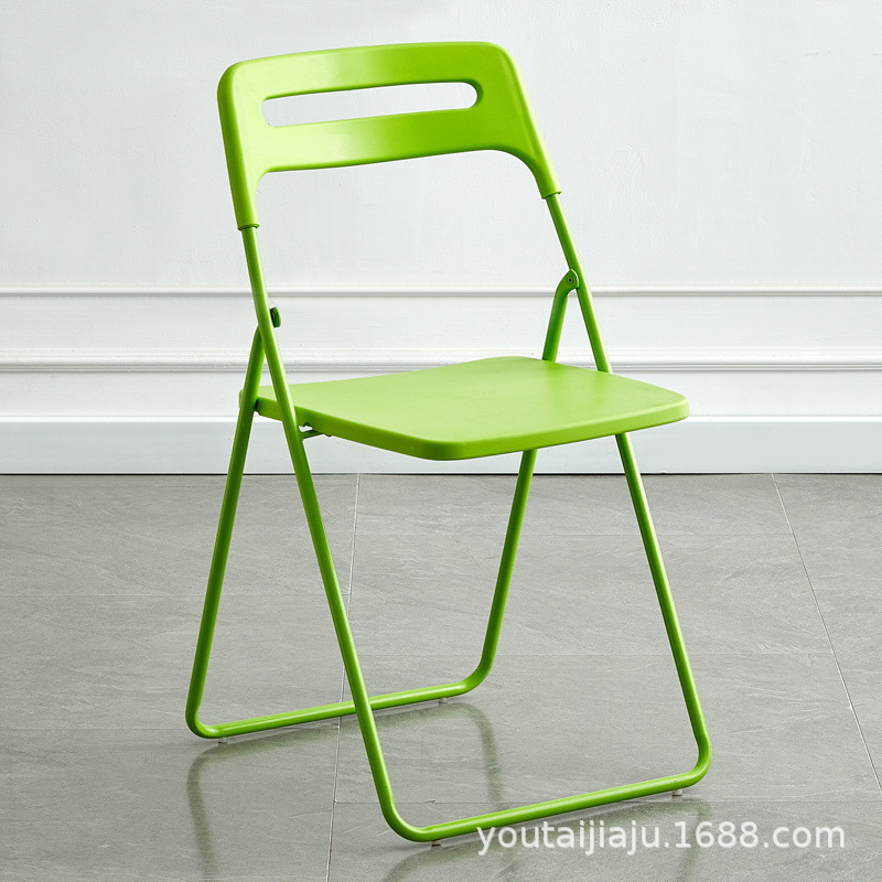 Picture of Folding chair back chair household dining chair portable chair plastic dining chair training chair conference chair staff chair
