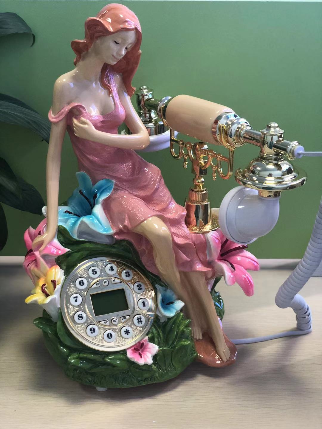 Cross-border dedicated telephone European-style telephone retro hotel telephone landline decoration