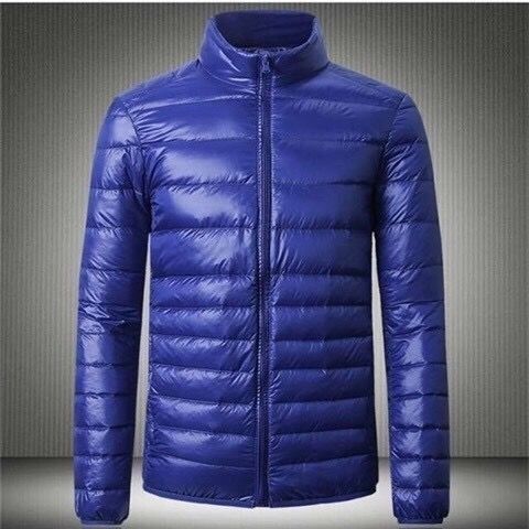 Picture of New Light Down Cotton-padded Jacket Men's Short Vertical Collar Jacket Young Men's Thin Down Cotton-padded Jacket Men's Ultra-light Style