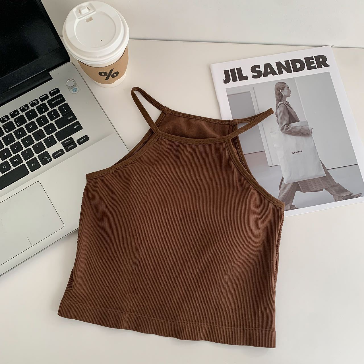 Picture of Pure Lust Style Sexy Halter Camisole Women's 2025 Summer Slim and Sexy Outer Wear Inner Layering Shirt Top