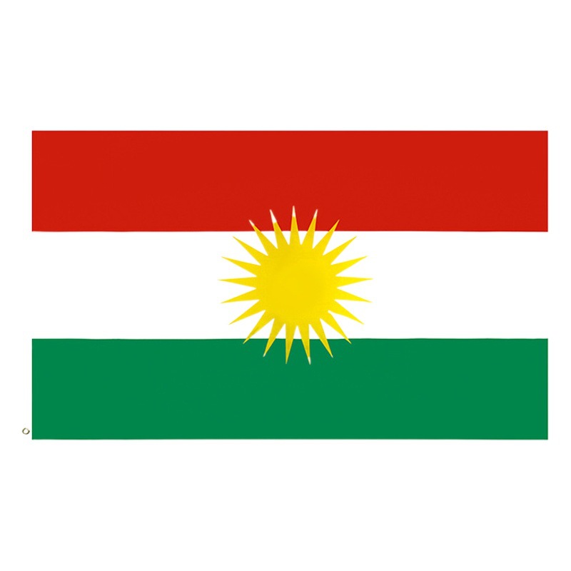Iraq Kurdistan regional flag Kurdistan flag polyester flag flag 3 * 5ft spot factory