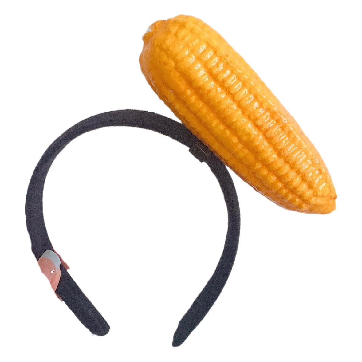 Picture of Haiyue Jewelry Three-dimensional Vegetable Hairband Creative Original Personality Funny Radish Pepper Eggplant Green Vegetable Headband Women's Hair