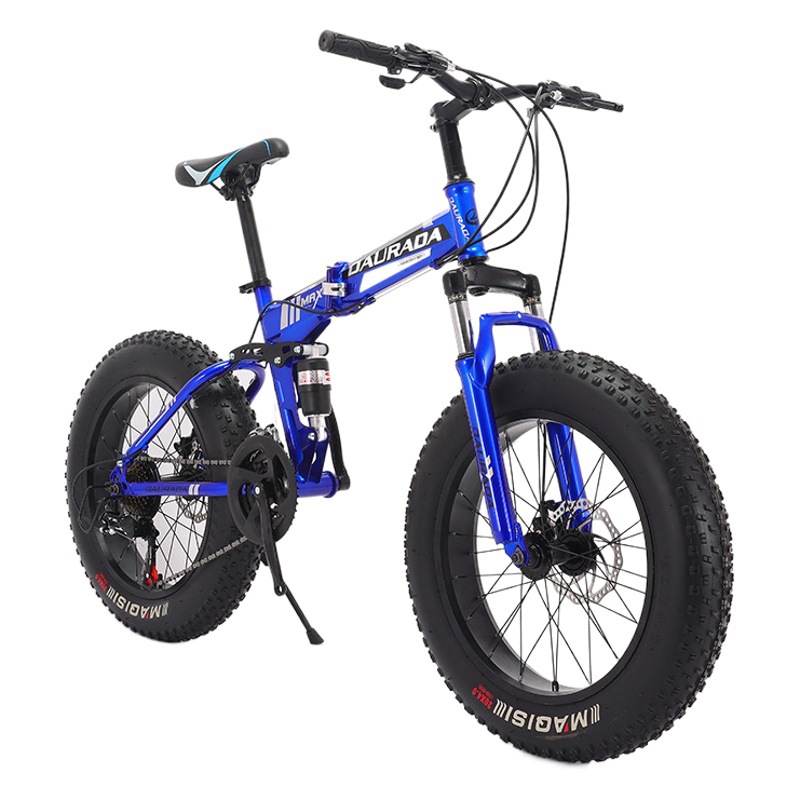 Daurada Factory Wholesale Spot Foldableing 20-Inch 21-Speed Carbon Steel Frame Disc Brake Mountain Bike A6