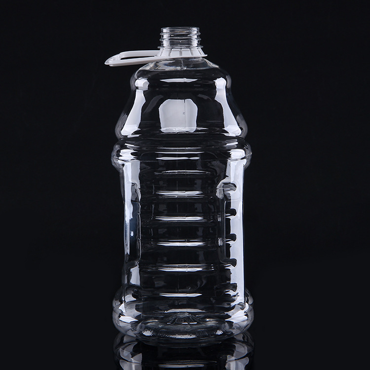 pet edible 2.5 L salad oil barrel with handle transparent plastic barrel oil barrel wine barrel factory wholesale