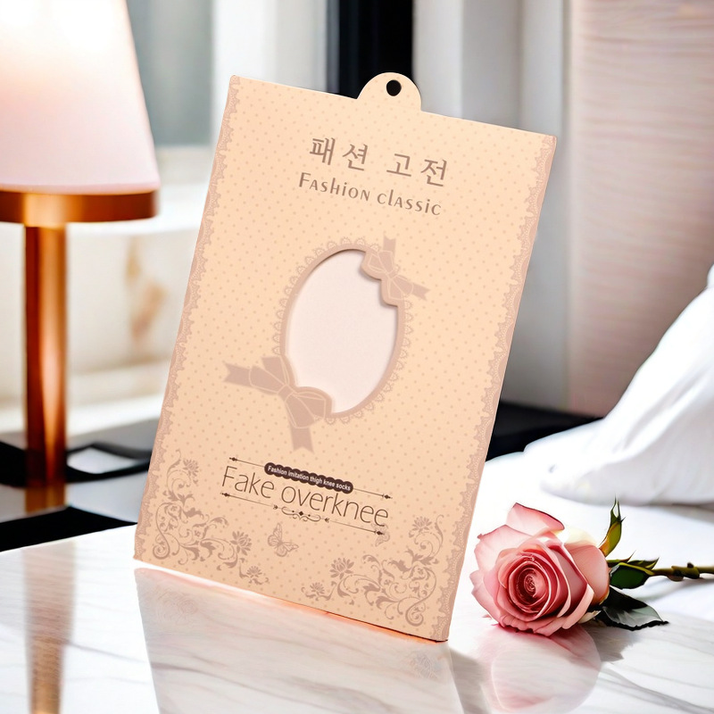 Korean Stockings Packaging Box Pantyhose Pantyhose Carton Transparent Packaging Box Dance Socks Arbitrary Cut Pantyhose Box
