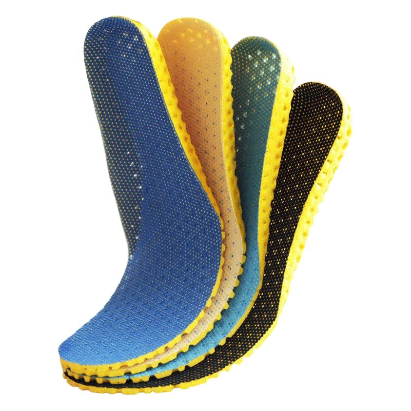 Sports insoles honeycomb high elastic shock absorption sweat absorption breathable thick basketball men's and women's running comfortable cross-border insoles wholesale