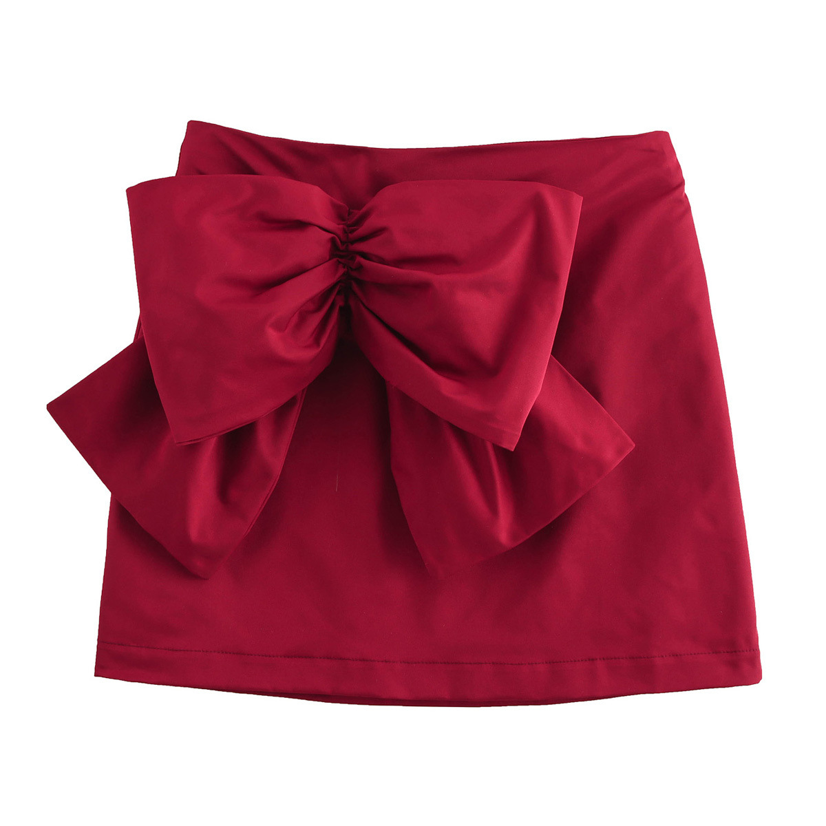 ZA cross-border women's clothing wholesale European and American style new fashion hot girl big bow decoration hip half skirt