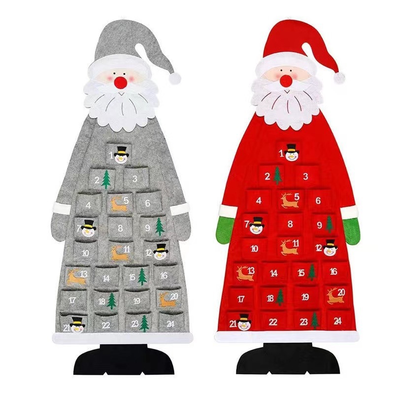 Directly Supplied from the Manufacturer: Felt Christmas Tree, Santa Claus Calendar, Christmas Gifts, Christmas Ornaments, Christmas Limited Edition Handmade Items