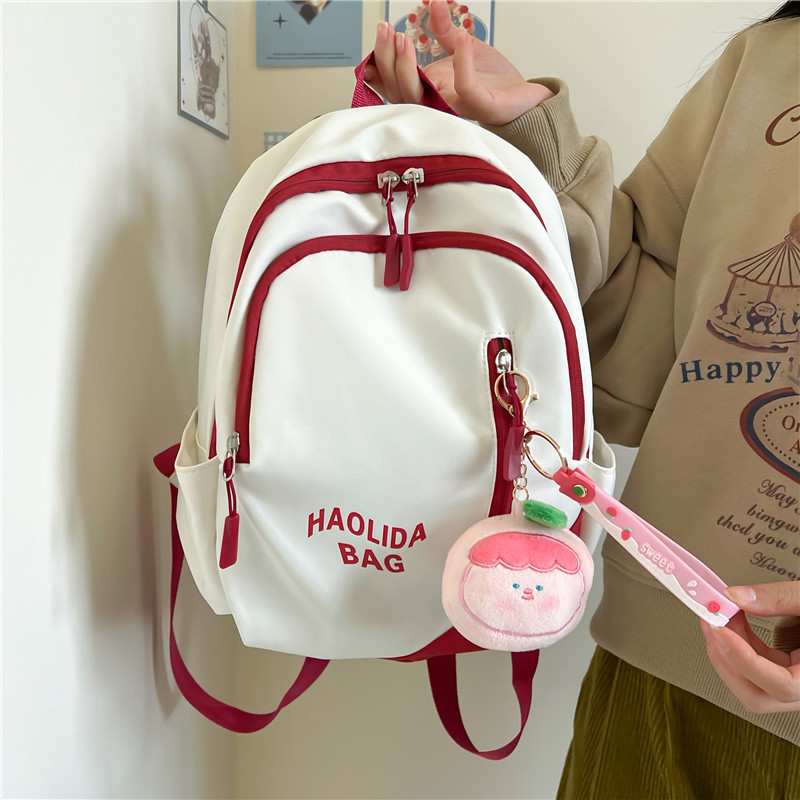 Picture of South Korea College Student Backpack Girl's Small Japanese Ins Style Casual Travel Small Backpack Lightweight All-match Schoolbag