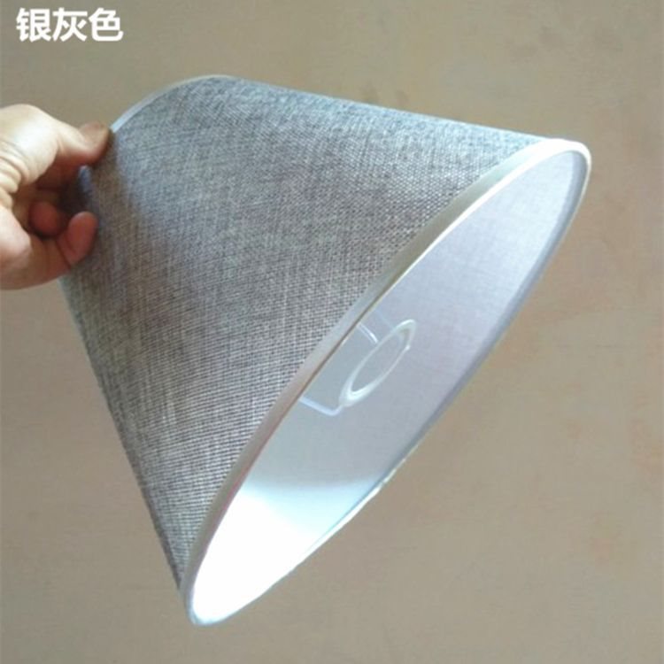 Picture of E27 Lampshade Accessories Linen Lampshade Table Lamp Wall Lampshade DIY Bedroom Bedside Hotel Hotel Floor Lampshade