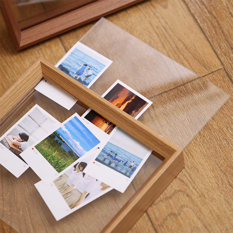 Picture of Polaroid Photo Frame Small Card Display Frame Postcard Photo DIY Table Concert Ticket Collection Frame Storage