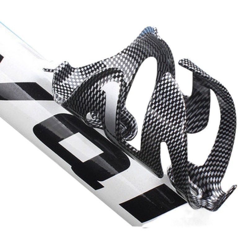 Mountain bike bottle holder glass fiber bottle holder plastic bottle holder carbon fiber pattern bicycle cup holder