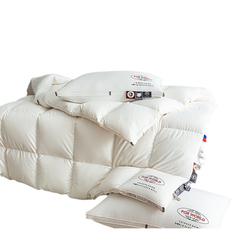 Picture of 180 cotton 95 white goose down winter quilt 98 hanging goose down quilt thick warm quilt cotton down quilt spring and autumn quilt core