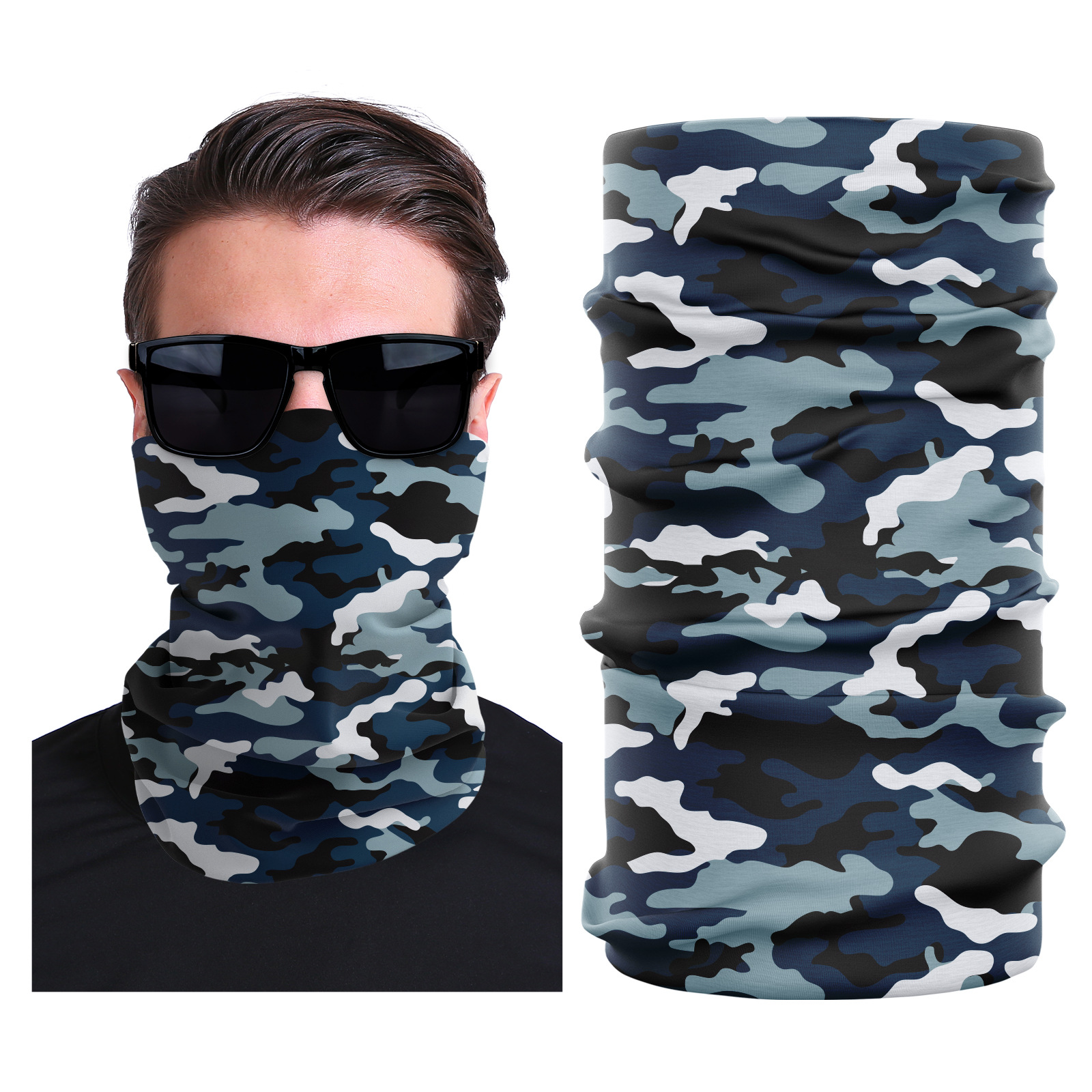 Picture of Xunhui magic scarf outdoor scarf mountaineering riding scarf high elastic seamless Ice Silk face towel cross-border bandana
