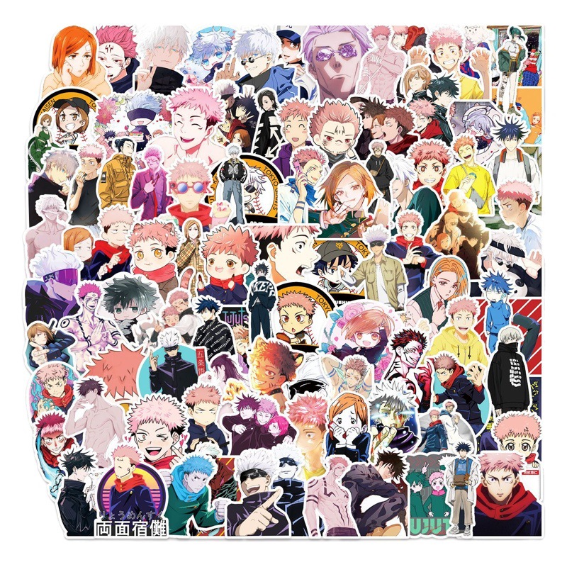 100 pieces of spell return graffiti cartoon stickers milk tea cup laptop scooter car decoration stickers