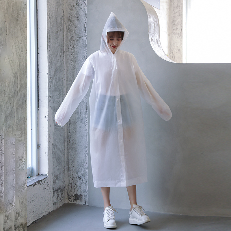 Picture of Non-Disposable Eva Unisex Outdoor Raincoat Drifting Travel Rainstorm-proof Thickened Portable Adult Raincoat