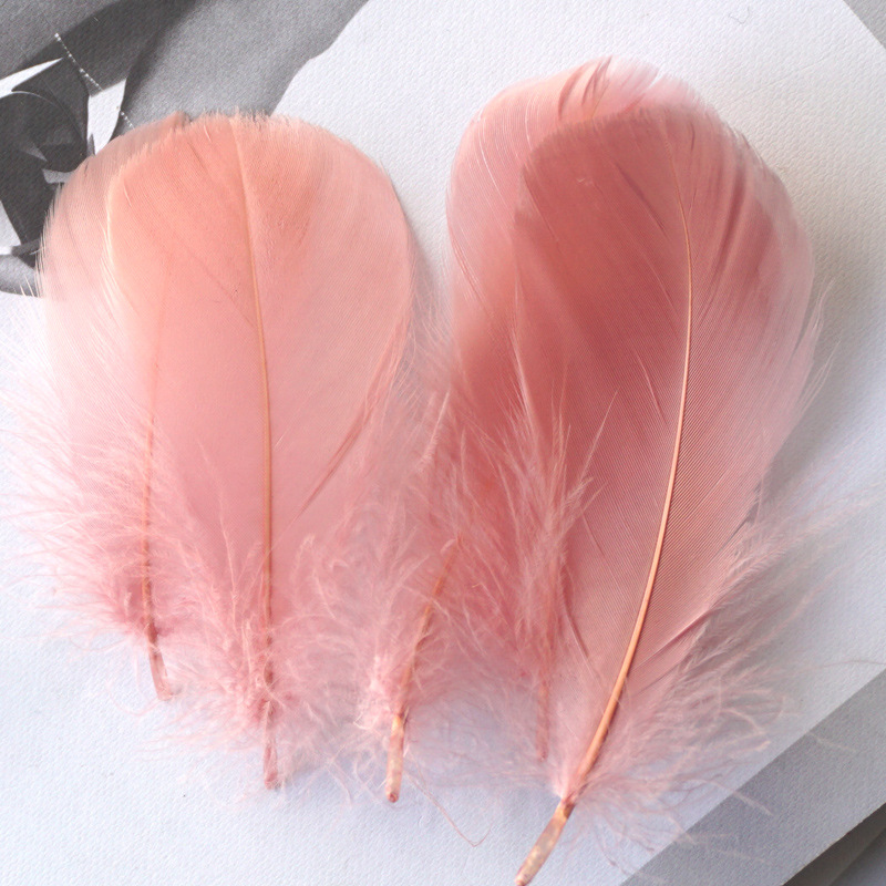 Picture of Color feather DIY floating dyeing goose feather dream catcher wave ball gift box filling decorative materials wholesale