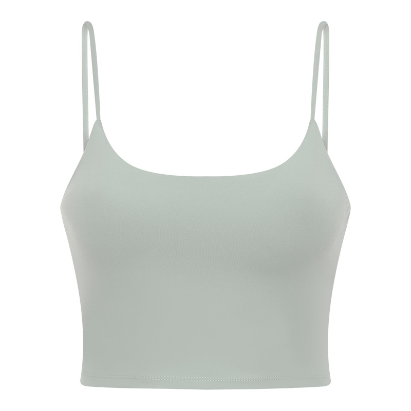 Picture of New Yoga Top Women's Sports Underwear with Chest Pad Thin Belt Beauty Back Fitness Vest Sling Yoga Clothing C5238