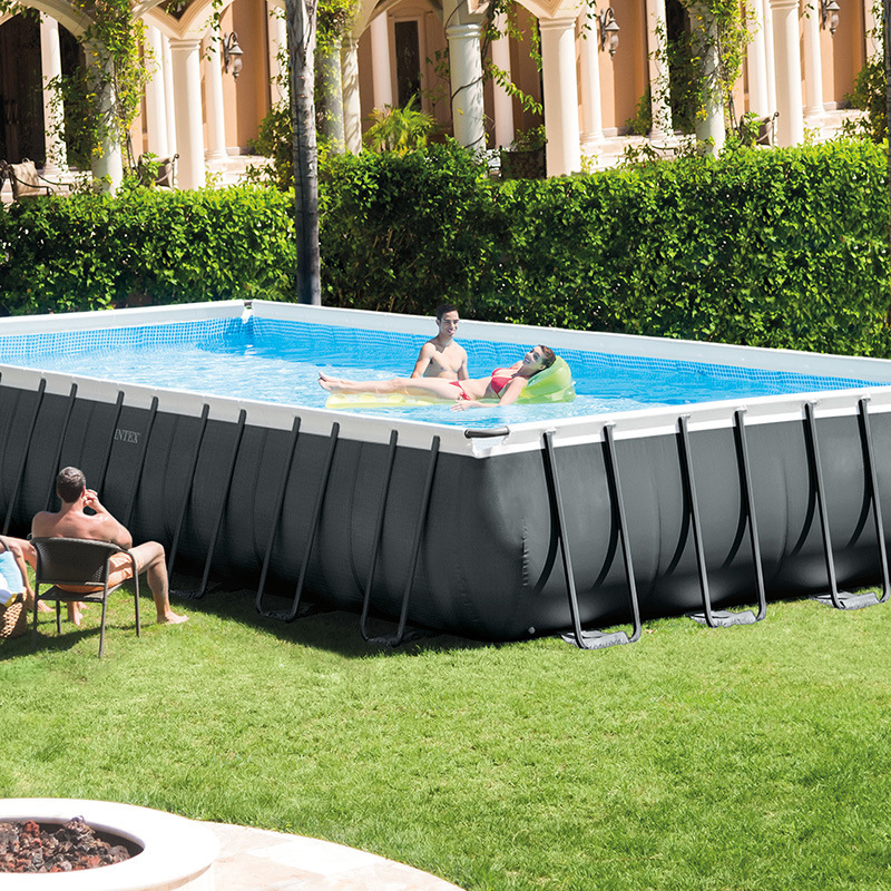 intex 26374 square pipe rack pool pool Family bracket swimming pool bath pool fish culture