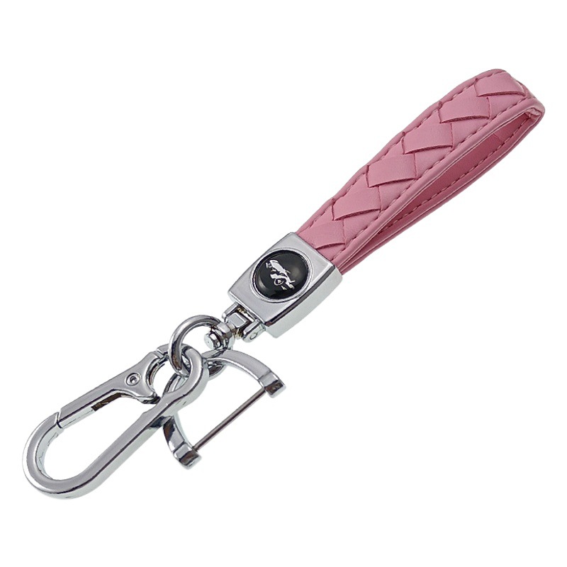 Car key chain hand woven wholesale explosion car gift gift car logo key rope creative pendant net