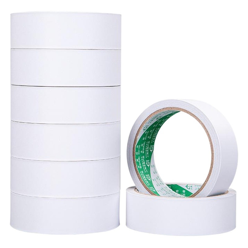 Yongguan 10m Strong Double-Sided Tape Office Stationery Easy to Tear High-Viscosity Thin Car Traceless Double-Sided Tape Wholesale