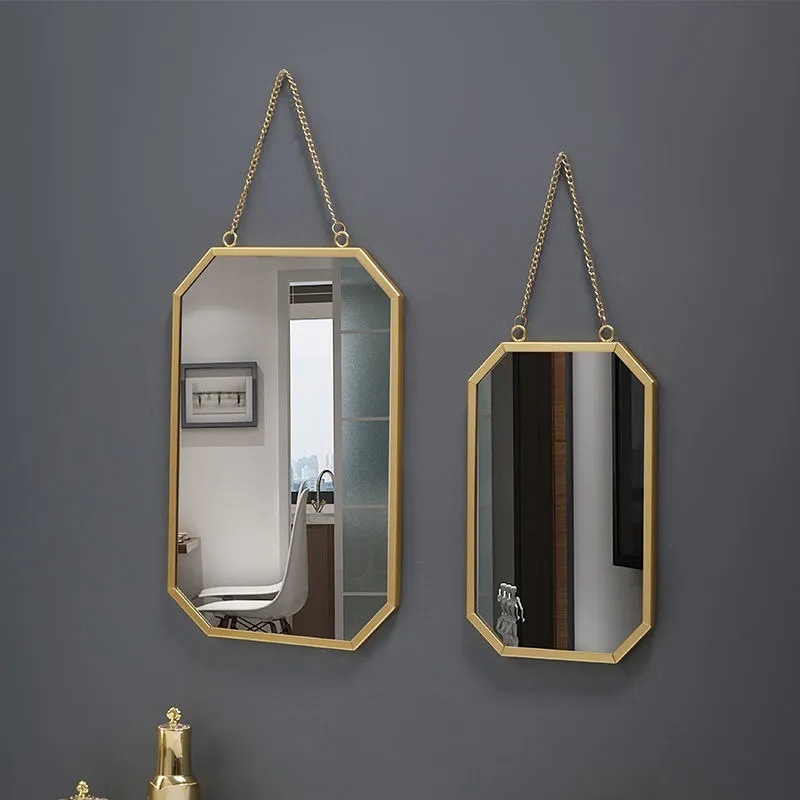 Bathroom mirror, full body makeup mirror, no punching, dormitory toilet, toilet wall hanging, wall mirror, home mirror, dressing mirror, full body