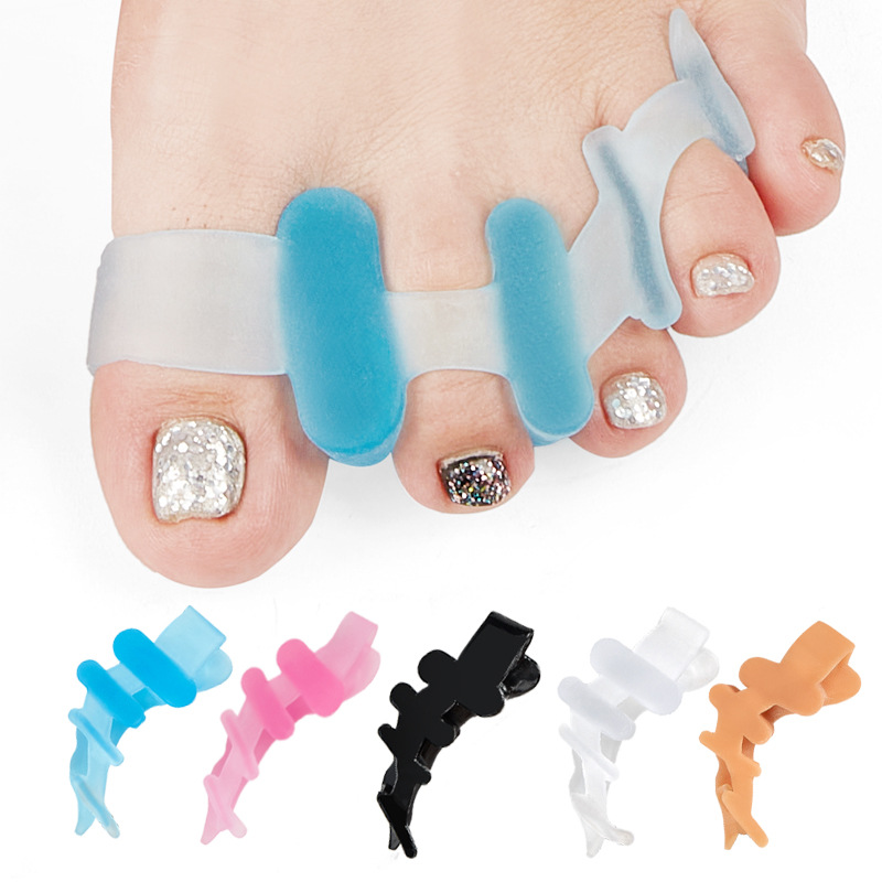 Hallux valgus silicone toe separator day and night toe splitter orthotic valgus silicone manufacturers